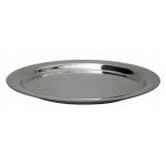 Photo of Pewter Serving Tray with Beaded Edge